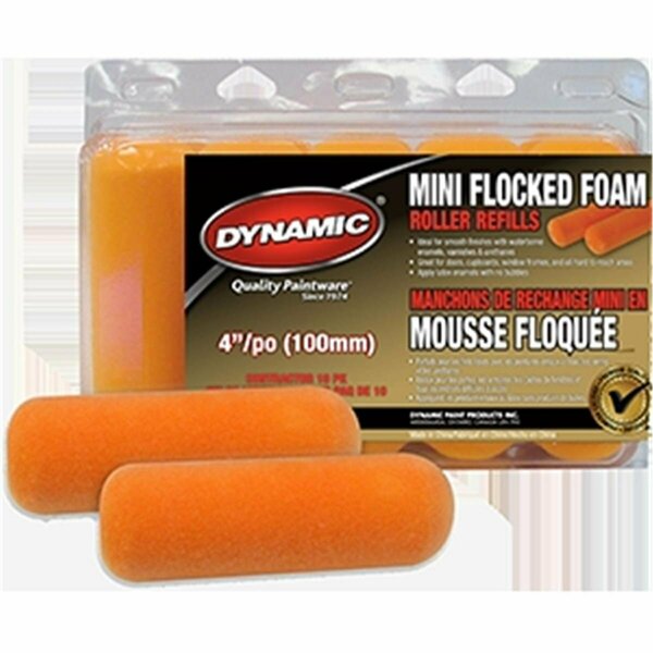 Beautyblade HM005500 4 in. Mini Flocked Foam Refill, 10PK BE3576000